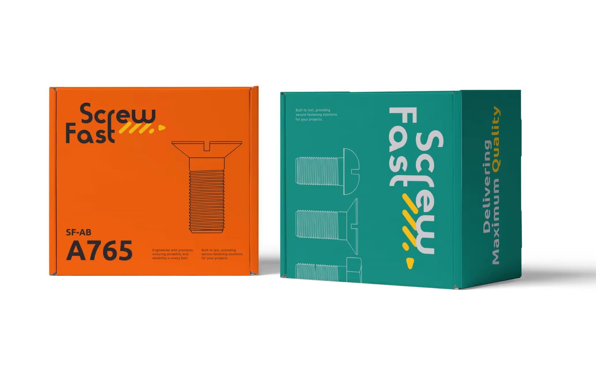 Boîtes factices de l'ensemble de vis assorties